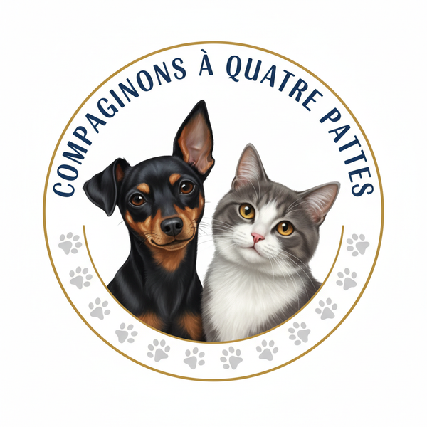 Logo circulaire Compagnons à Quatre Pattes